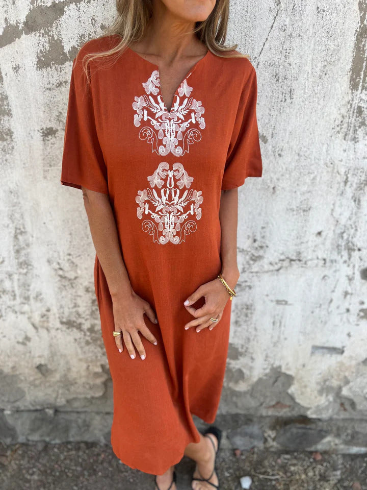 Damen Sommerliches Kleid mit aufwendiger Stickerei Krohn-e