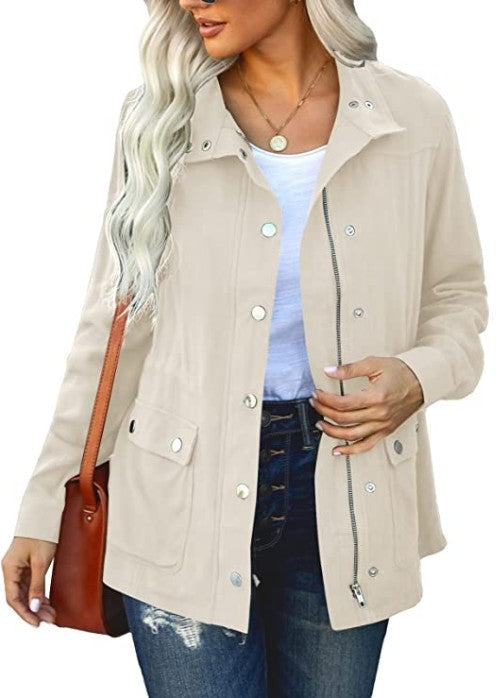 Damen Alltagsjacke mit funktionalen Taschen und Kapuze Krohn-e