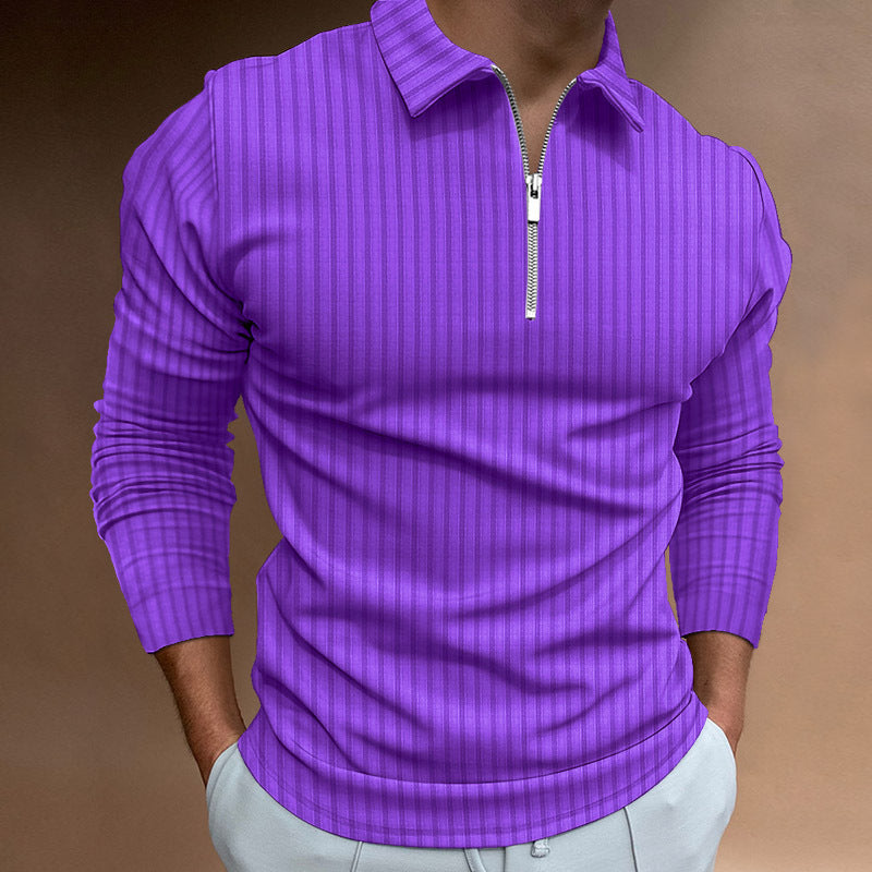 Herren modischer Poloshirt mit Reißverschluss Krohn-e