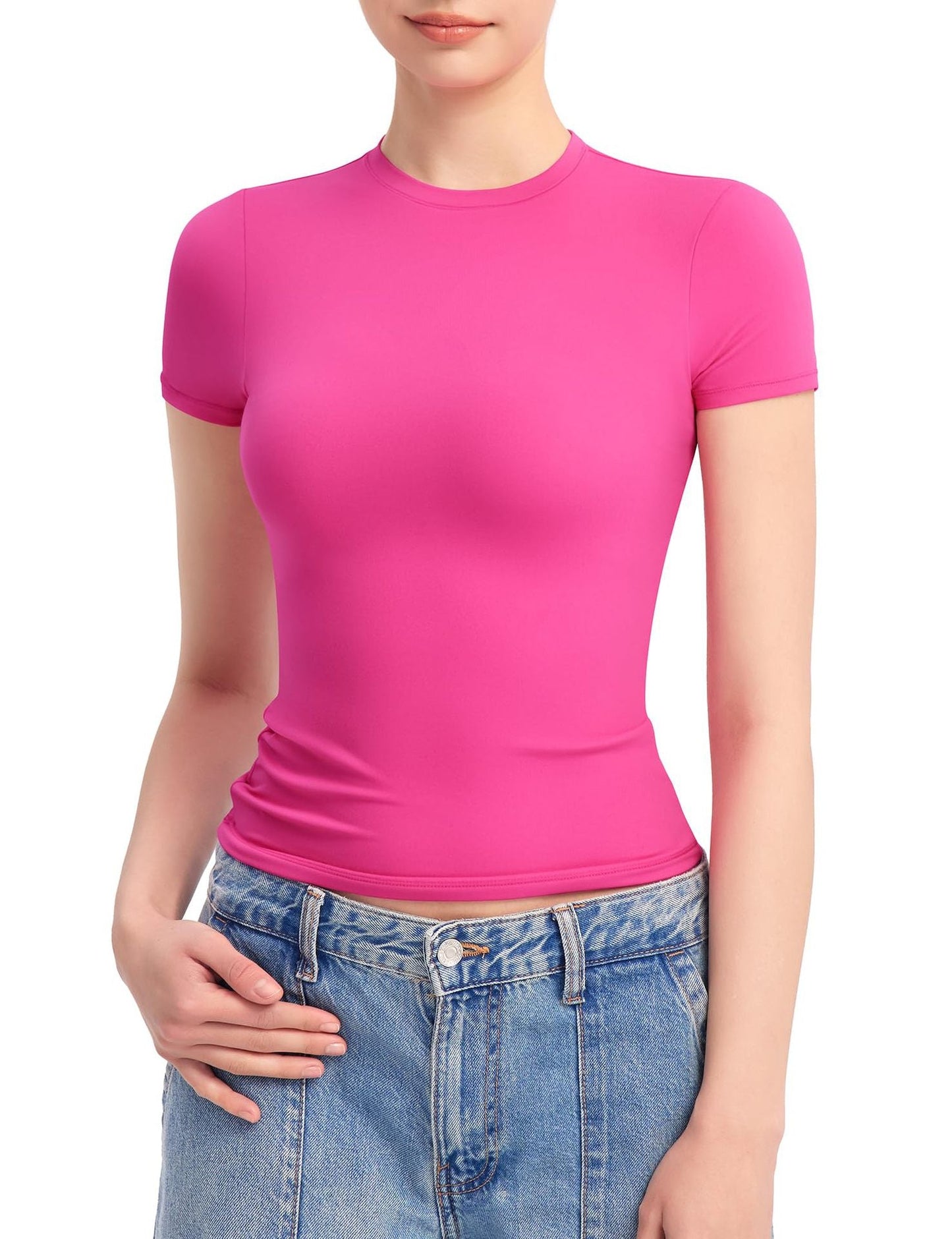 Damen Figurbetontes T-Shirt Krohn-e