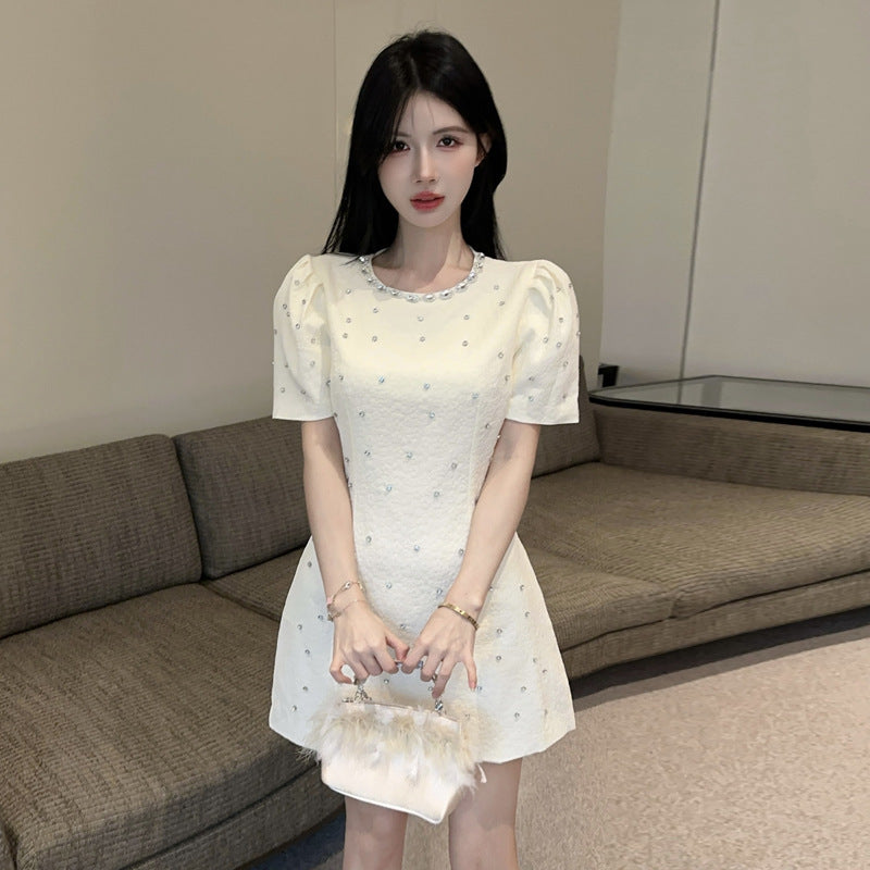 Fudus-Kleid: Französisches, leichtes Gesellschaftskleid