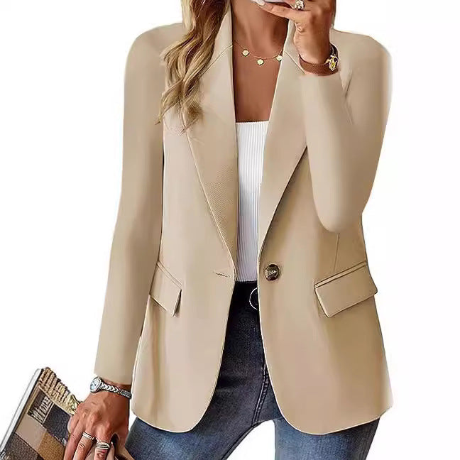 Damen Eleganter Blazer mit strukturiertem Design und praktischen Taschen Krohn-e