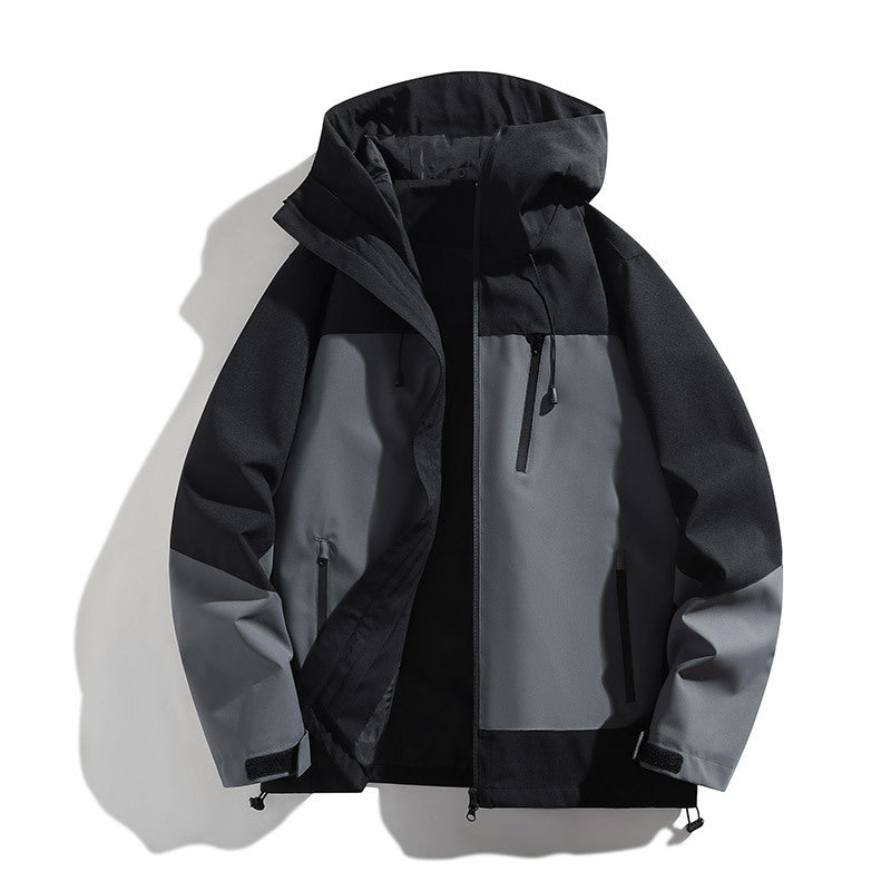 Damen technische Allwetterjacke mit vielseitigem Kapuzendesign und verstellbaren Belüftungsöffnungen Krohn-e