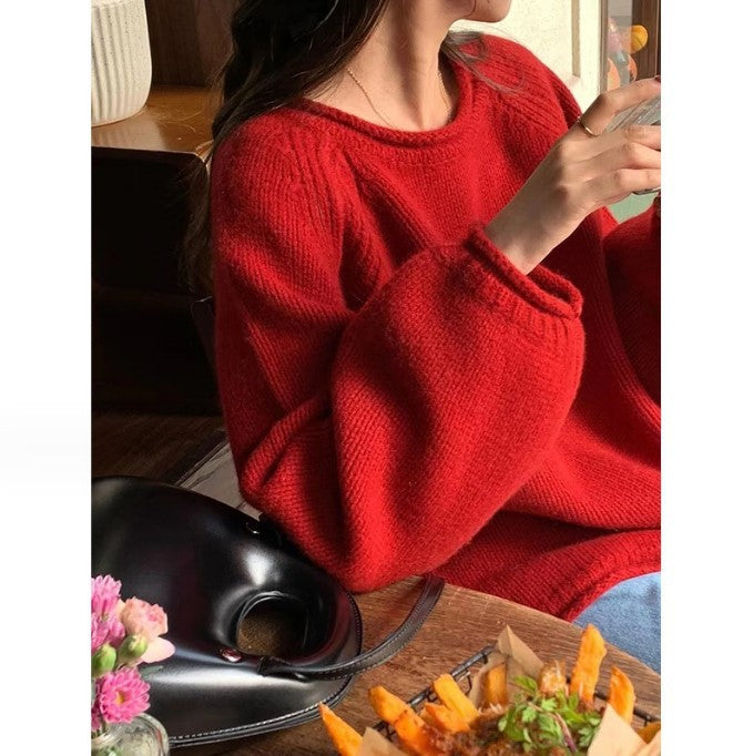 Damen Strickpullover mit lässiger Silhouette undmodernen Details Krohn-e