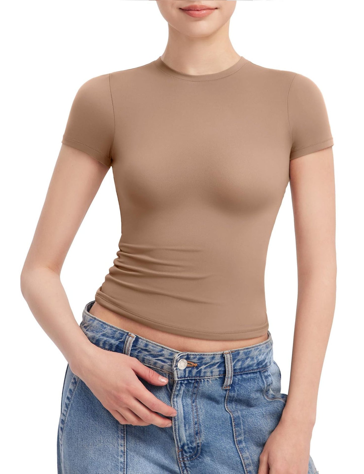 Damen Figurbetontes T-Shirt Krohn-e