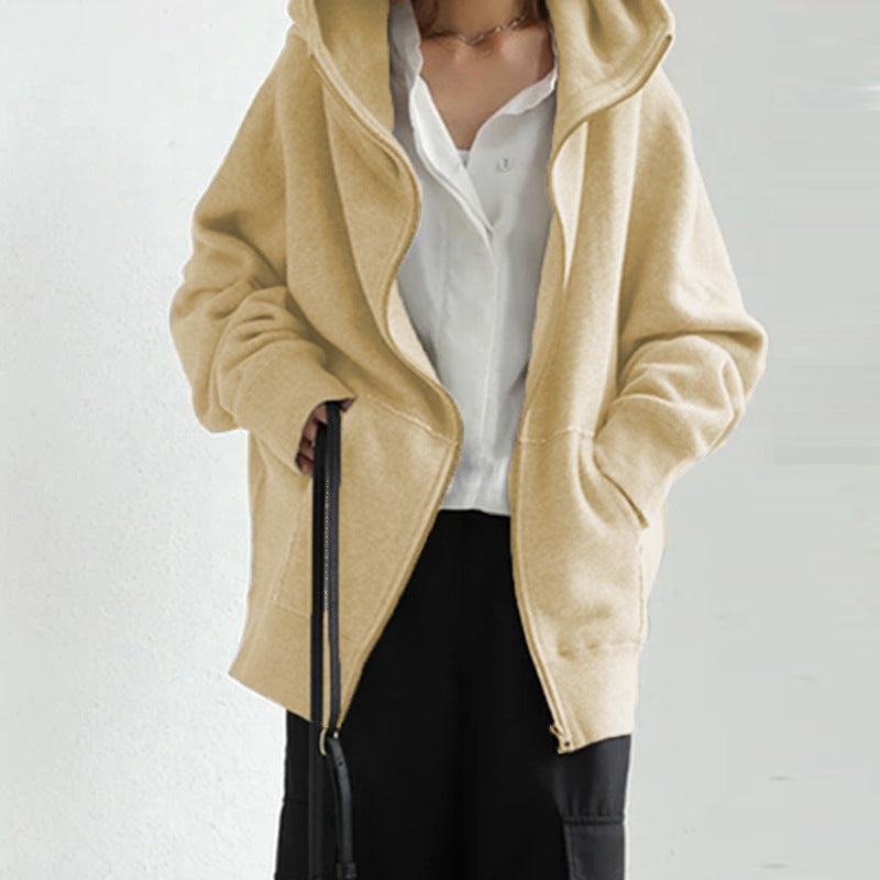 Krohn-e | Stylische, lockere Jacke mit Reißverschluss