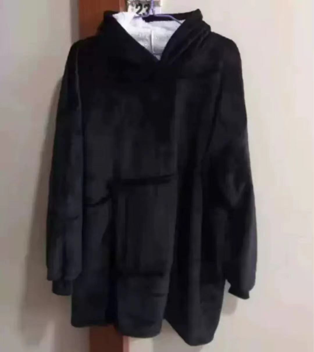Damen Großer Kapuzenpullover mit kuscheligem Fleece und praktischen Taschen Krohn-e