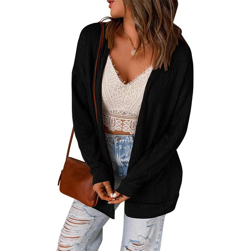 Damen lässige Long Cardigan Krohn-e
