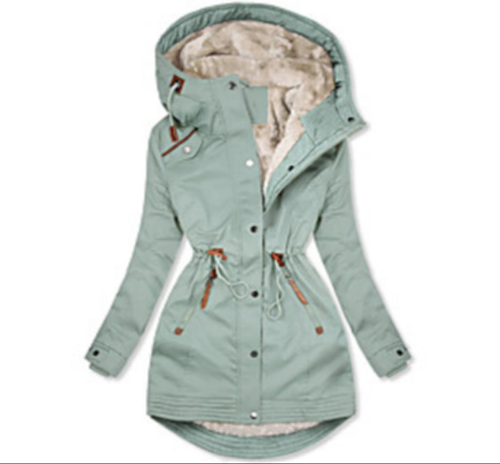 Damen Wintersaison Parka mit warmer Fleece-Fütterung Krohn-e