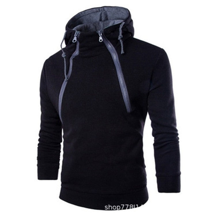 Herren moderne Kapuzenpullover mit praktischem Reißverschluss Krohn-e