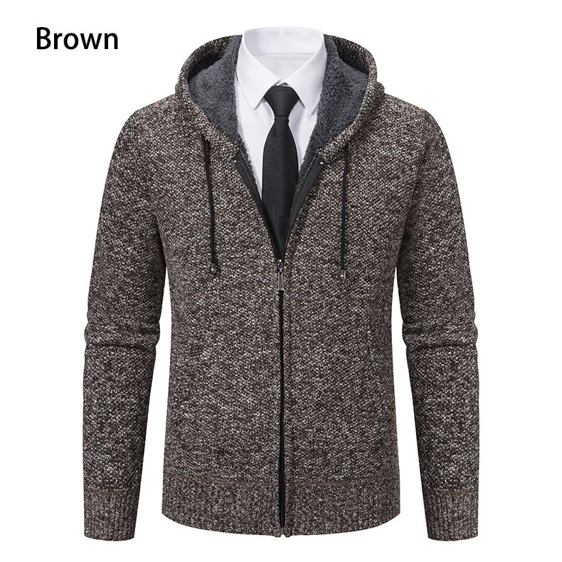 Herren Strickjacke mit modernem Schnitt und praktischem Reißverschluss Krohn-e