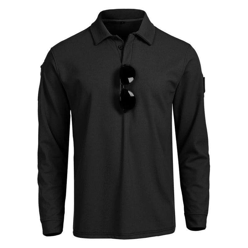 Herren funktionales Langarm-Polohemd Krohn-e