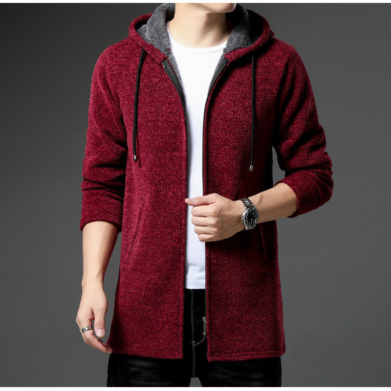 Herren urbane Freizeitjacke mit Kapuze Krohn-e