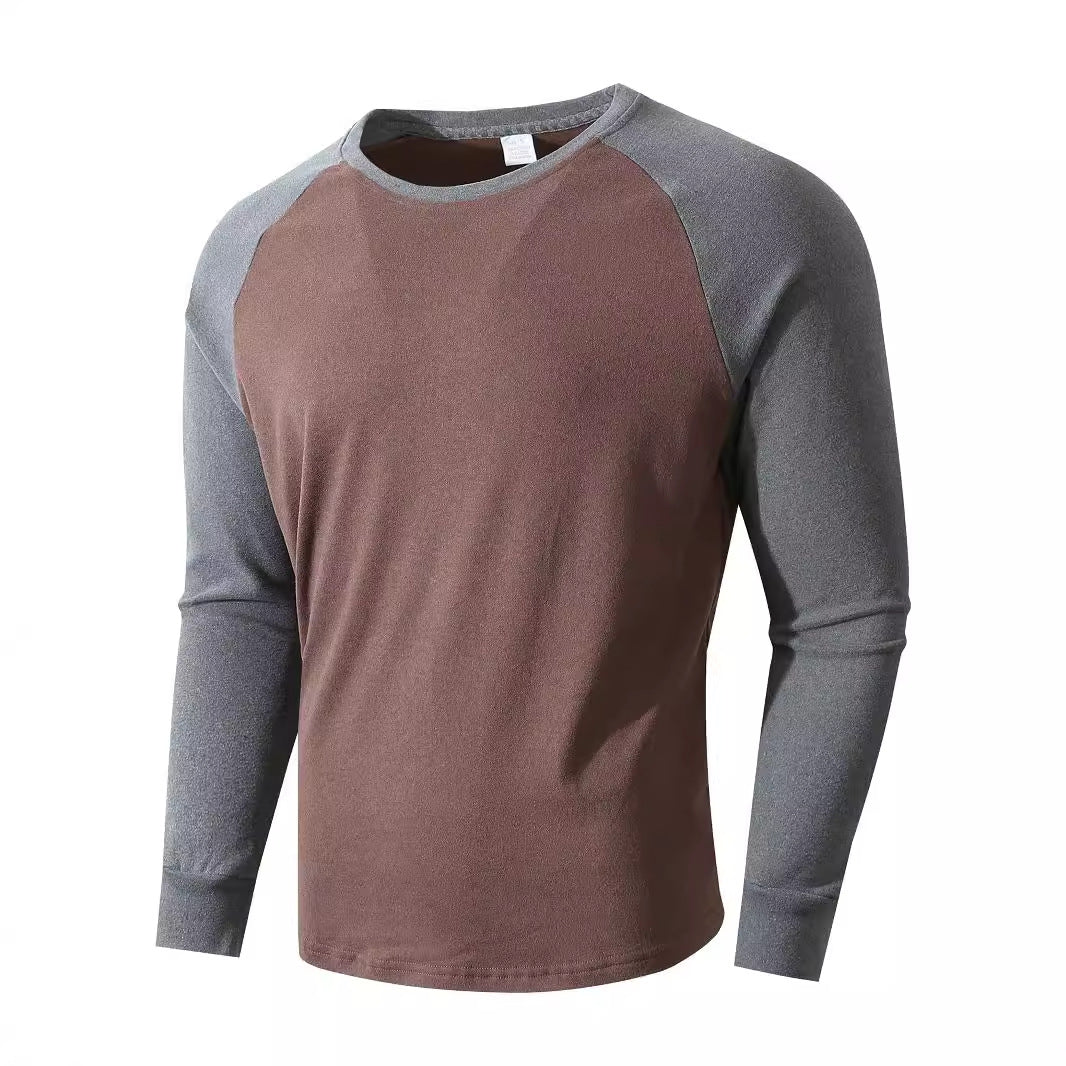 Herren Sportliches Langarmshirt mit Raglanärmeln Krohn-e