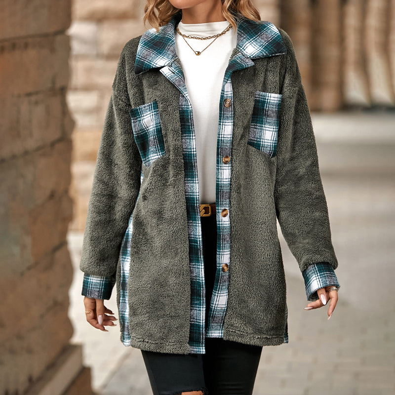 Krohn-e | Ternede Fleece Jacke Polyester Komfortabel, Trendy