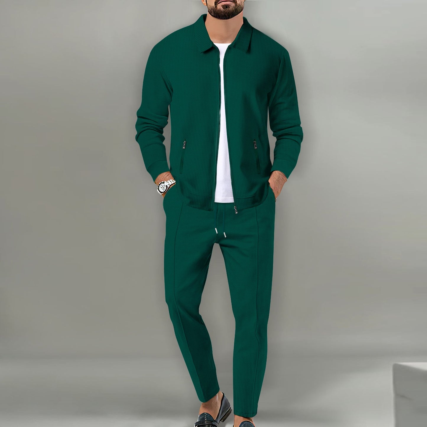 Herren Freizeit-Set aus atmungsaktivem Material mit praktischen Taschen Krohn-e