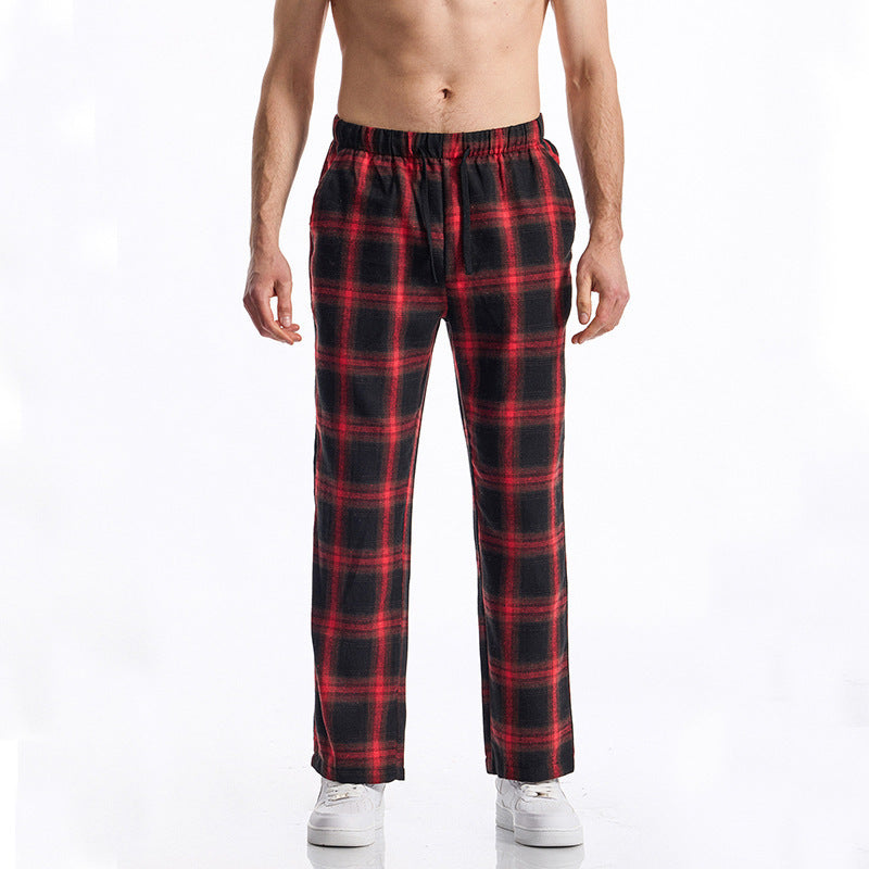 Herren bequeme Freizeithose mit Karomuster Krohn-e