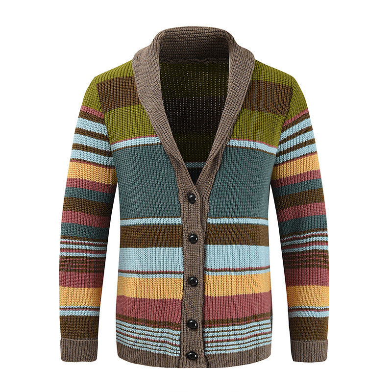 Damen Strickjacke mit buntem Muster Krohn-e