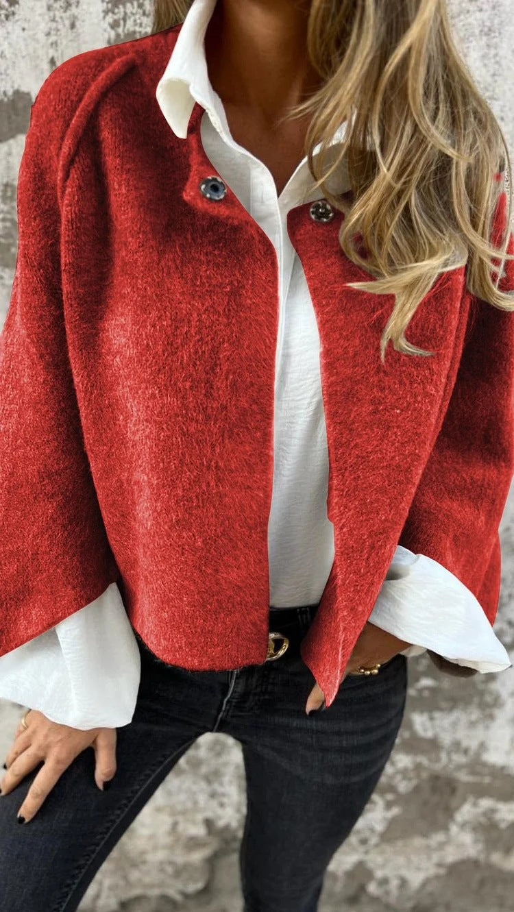 Krohn-e | Kurze Cashmere Langarmjacke