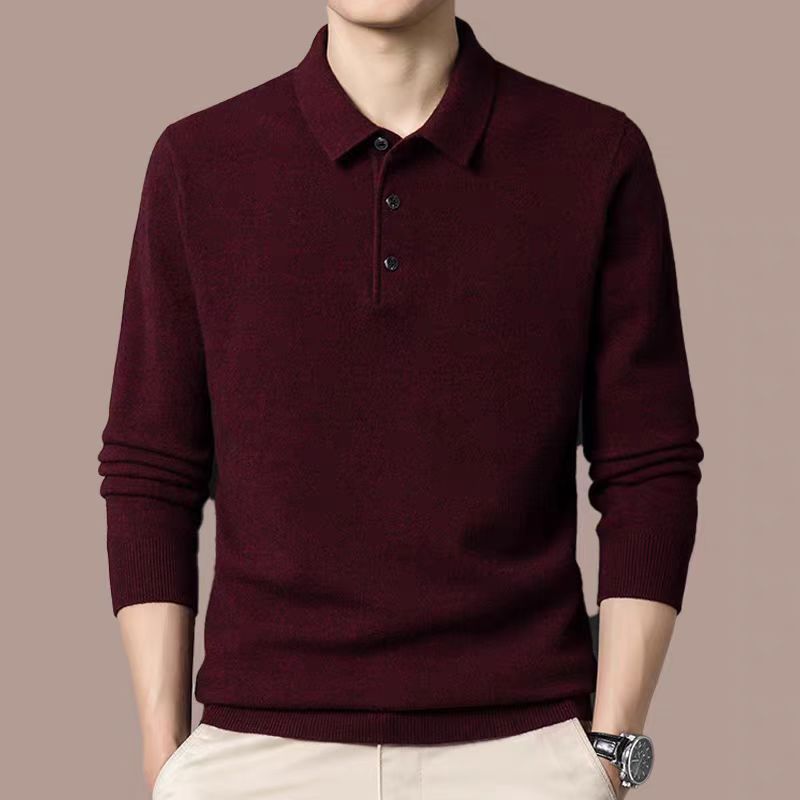 Herren langärmliges Poloshirt Krohn-e
