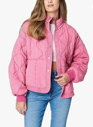 Damen modische Steppjacke mit hohem Kragen Krohn-e