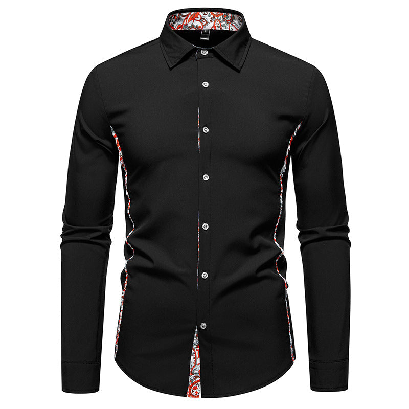 Herren Elegantes Hemd mit kreativem Floral-Muster und modernen Akzenten Krohn-e