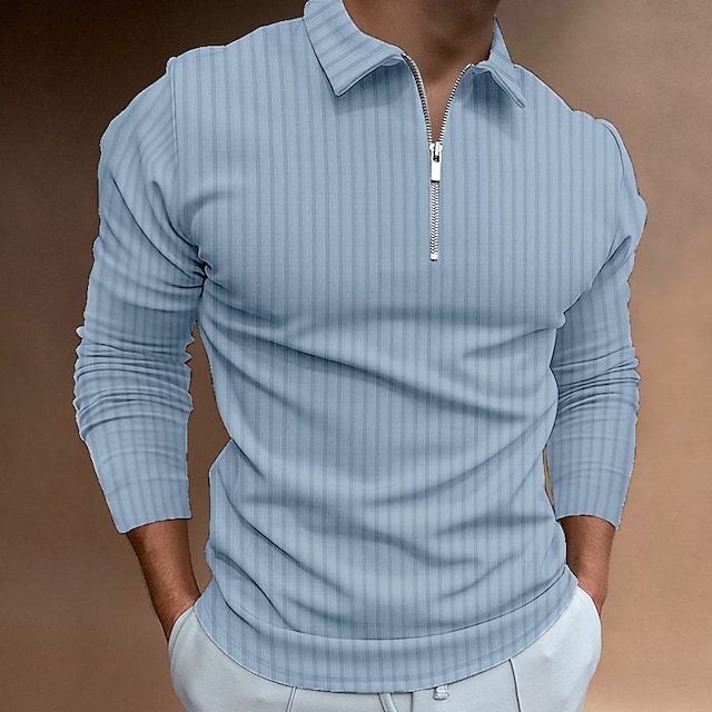 Herren modischer Poloshirt mit Reißverschluss Krohn-e