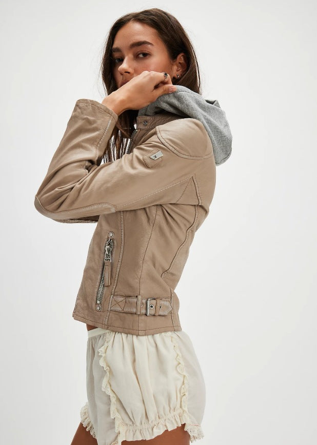 Damen stylische jacke mit abnehmbarer Kapuze Krohn-e