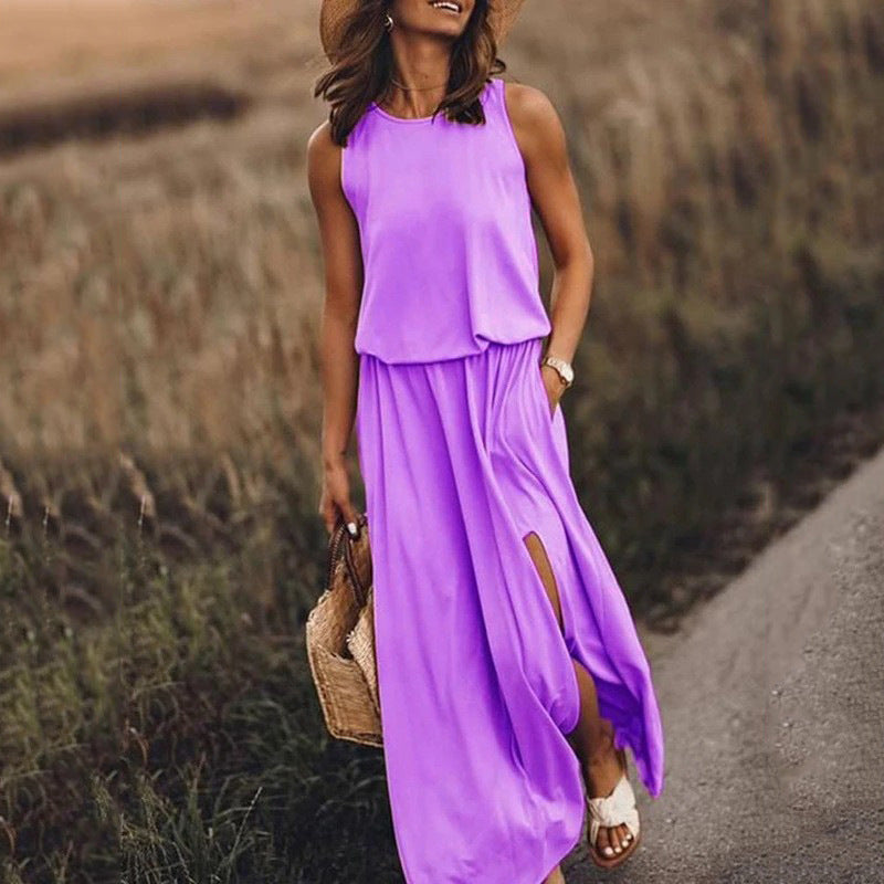 Fudus Elegantes Maxikleid mit Farbverlauf