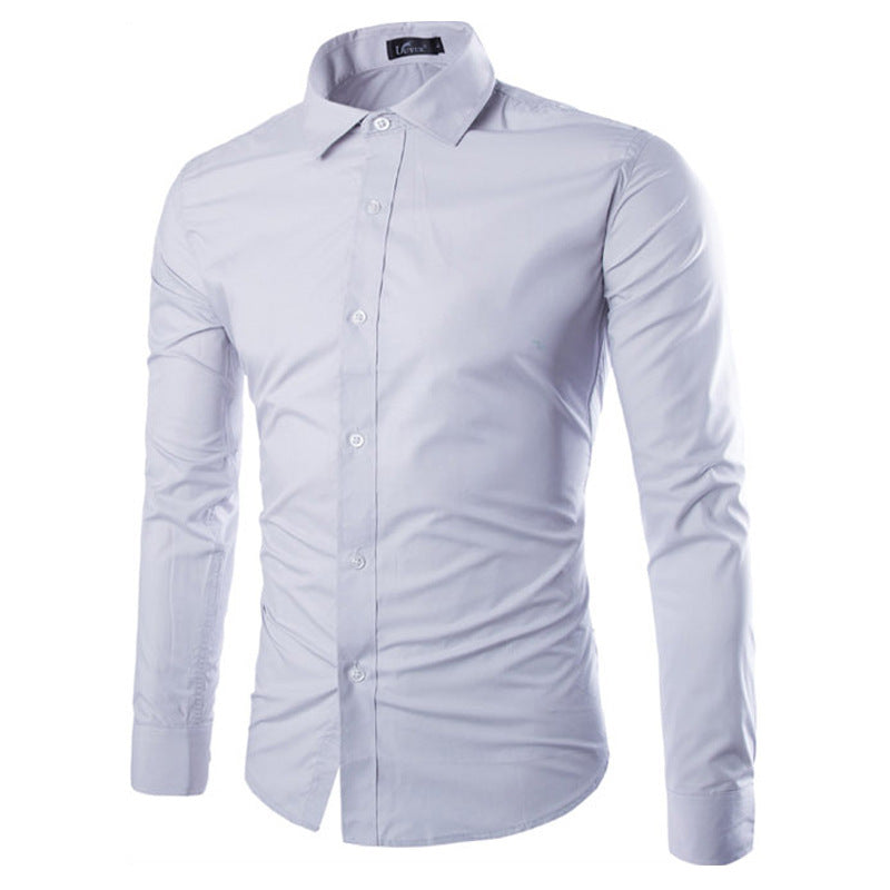 Herren elegante Langarmhemd Krohn-e