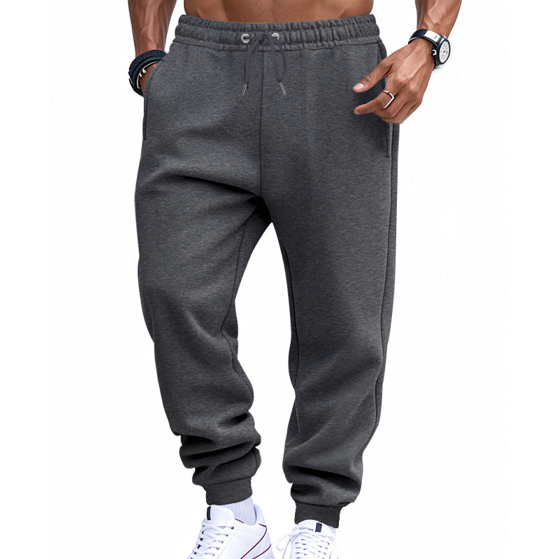 Herren modische Jogginghose mit elastischem Bund und seitlichen Taschen Krohn-e