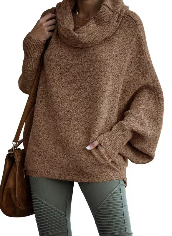 Damen Oversized Strickpullover mit Rollkragen Krohn-e