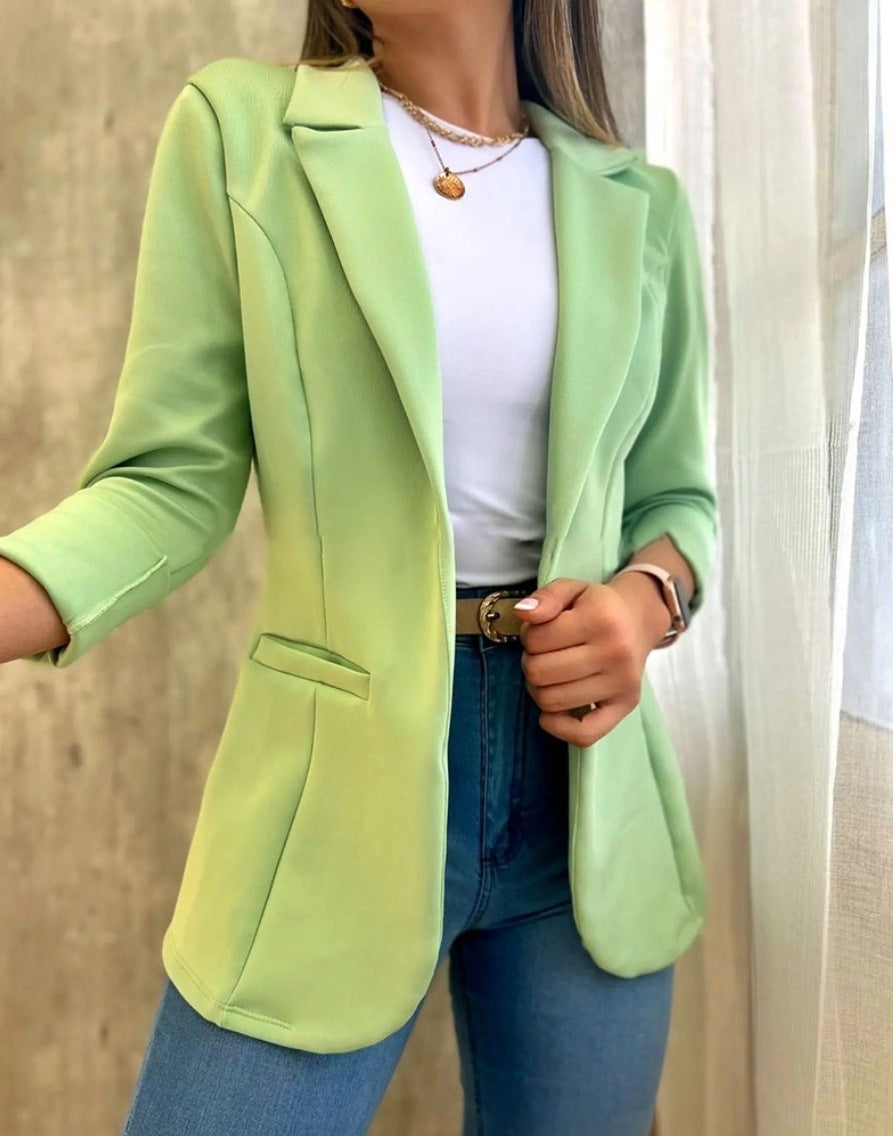 Damen Modischer Blazer mit lässigen Taschen Krohn-e
