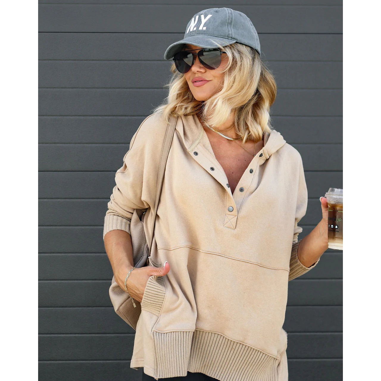 Damen Oversized Kapuzenpullover Krohn-e