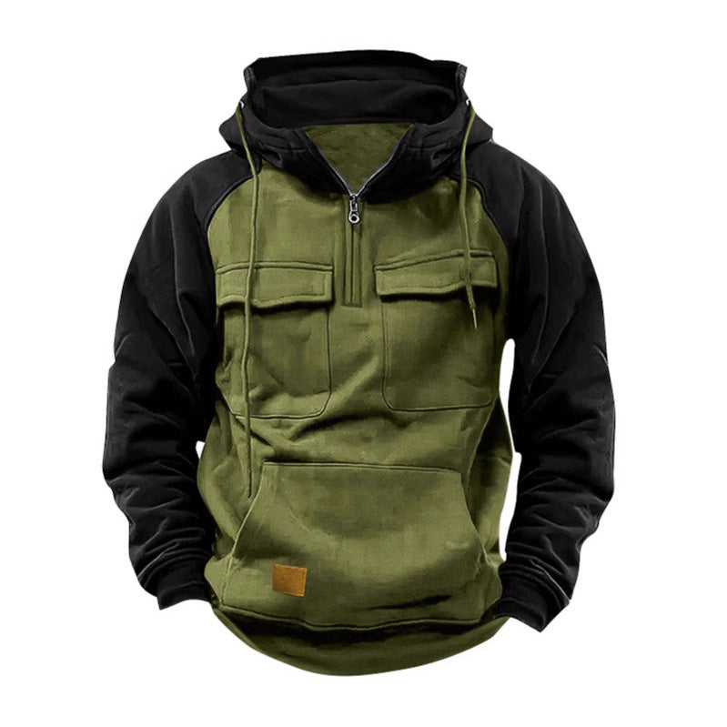 Herren Funktioneller Hoodie mit praktischen Taschen und innovativem Design Krohn-e