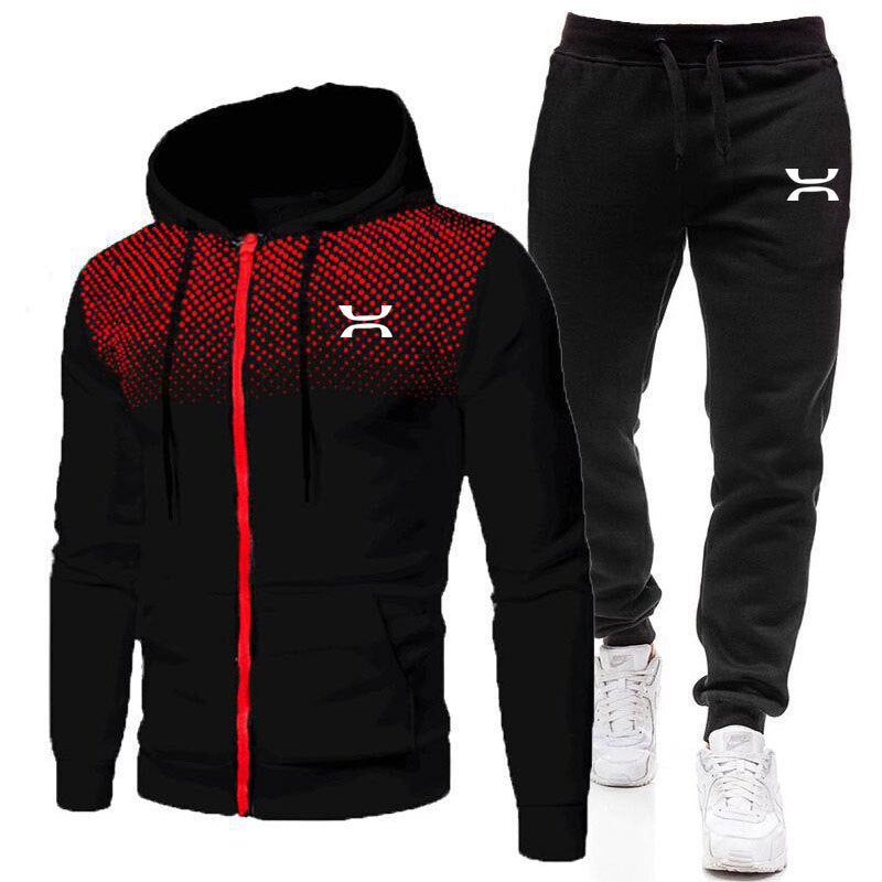 Herren Sportanzug mit atmungsaktivem Hoodie und bequemen Jogginghosen Krohn-e