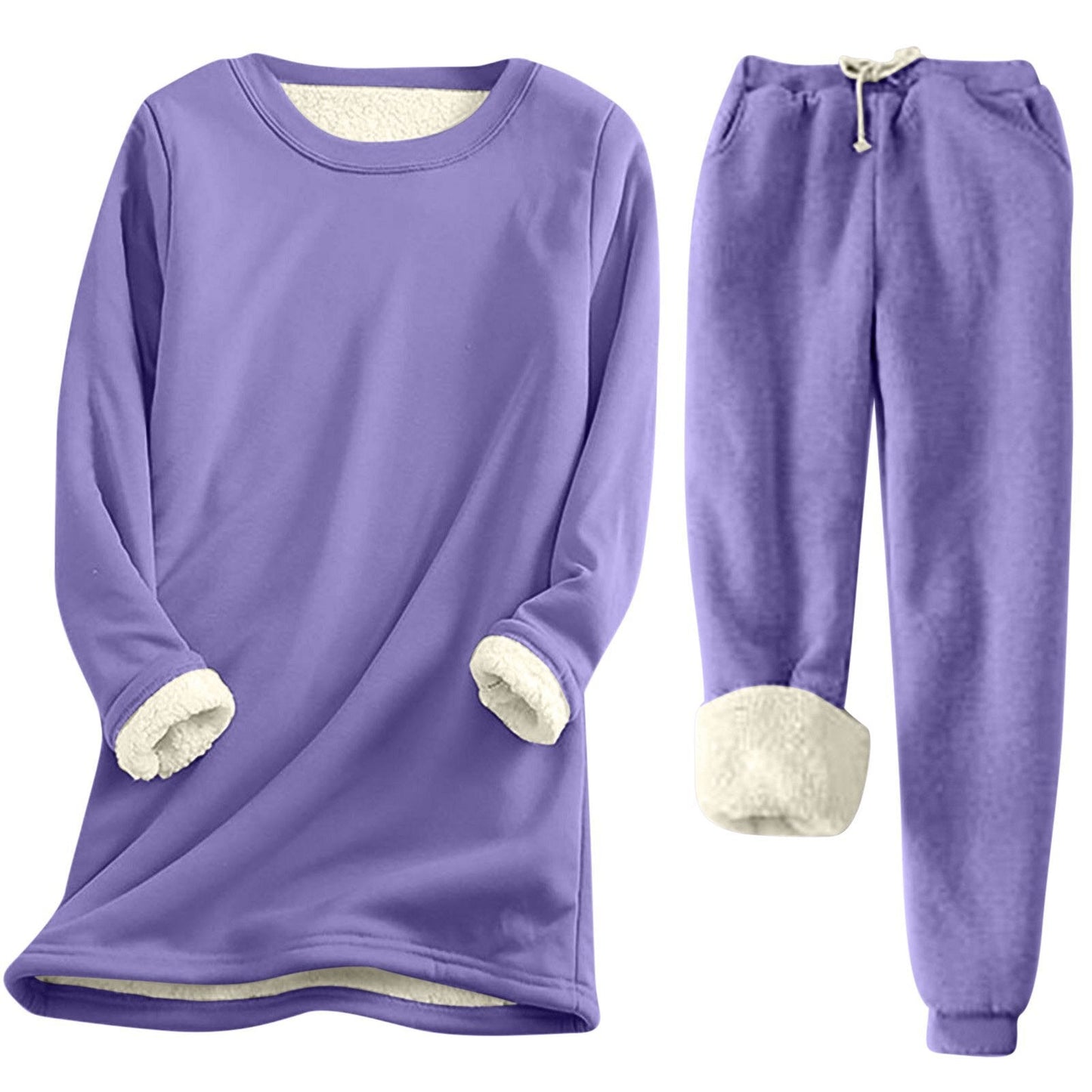 Damen Freizeit Sweatshirt-Set mit kuscheligem Innenfutter und lässiger Passform Krohn-e
