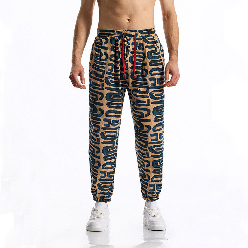 Herren Jogginghose mit modernem Patchwork-Design Krohn-e