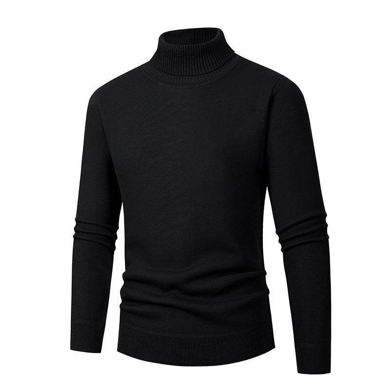 Herren eleganter Rollkragenpullover aus hochwertigem Material Krohn-e