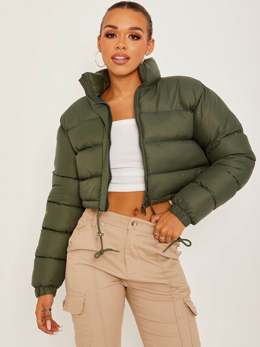 Damen stylische, kurz geschnittene Steppjacke Krohn-e