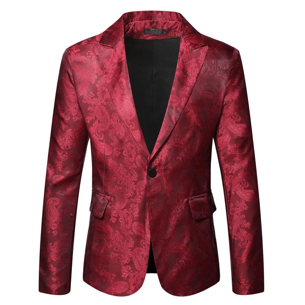 Herren eleganter Blazer mit Paisleymuster Krohn-e