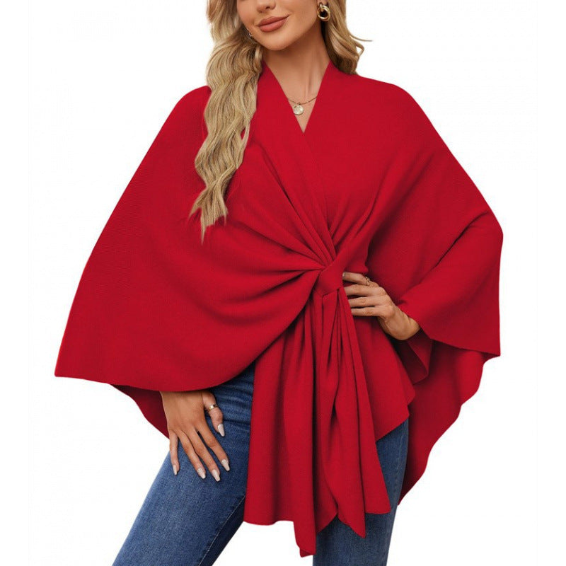 Damen modischer Wickelmantel mit trendigem Design Krohn-e