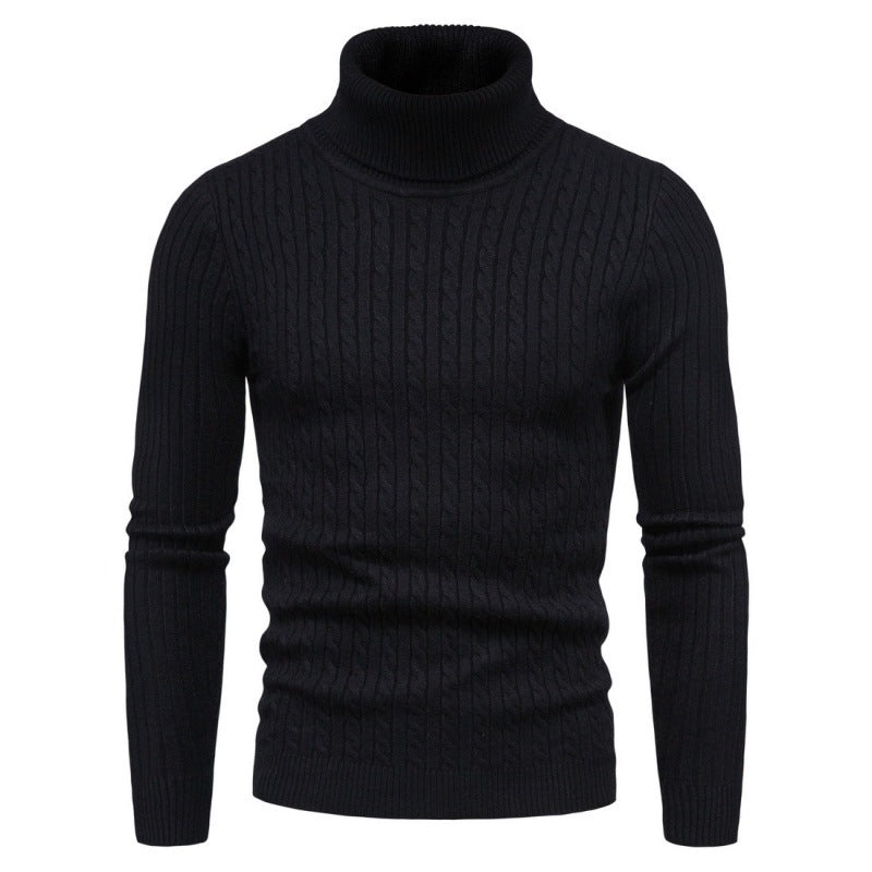 Herren Rollkragenpullover mit Zopfmuster Krohn-e