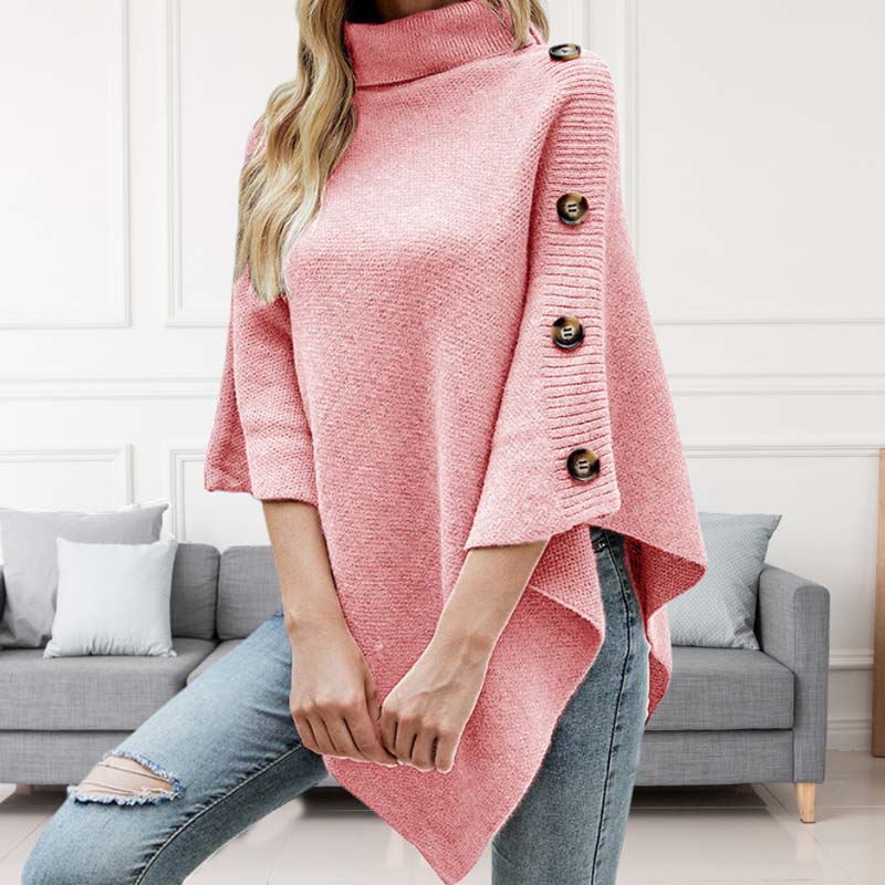 Krohn-e | Einfarbiger Strickpullover Für Elegante Outfits