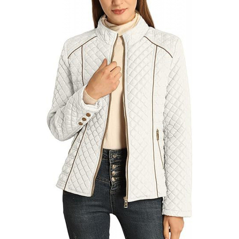 Damen gesteppte Freizeitjacke mit hohem Kragen Krohn-e