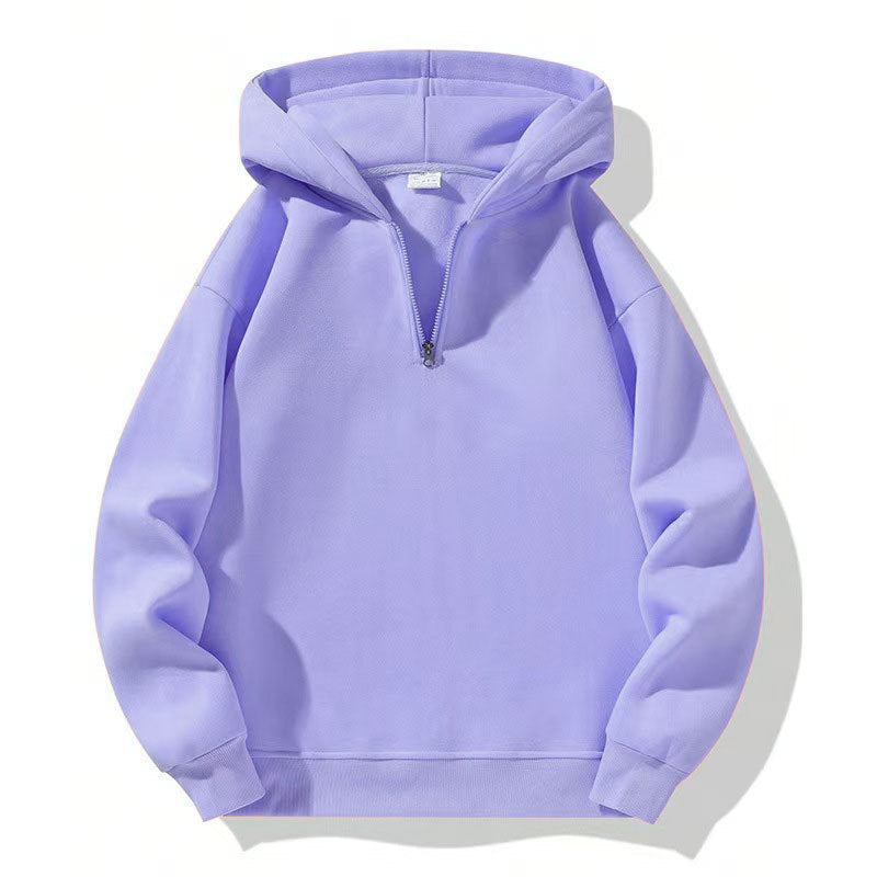 Herren sportlicher Kapuzenpullover mit halbem Reißverschluss Krohn-e