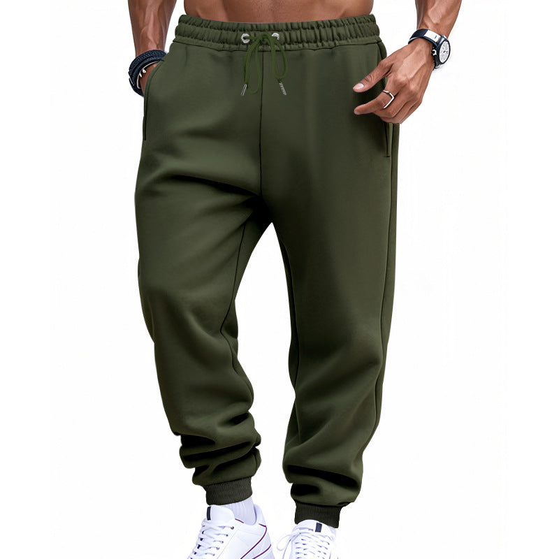 Herren modische Jogginghose mit elastischem Bund und seitlichen Taschen Krohn-e