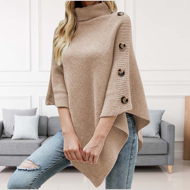 Krohn-e | Einfarbiger Strickpullover Für Elegante Outfits