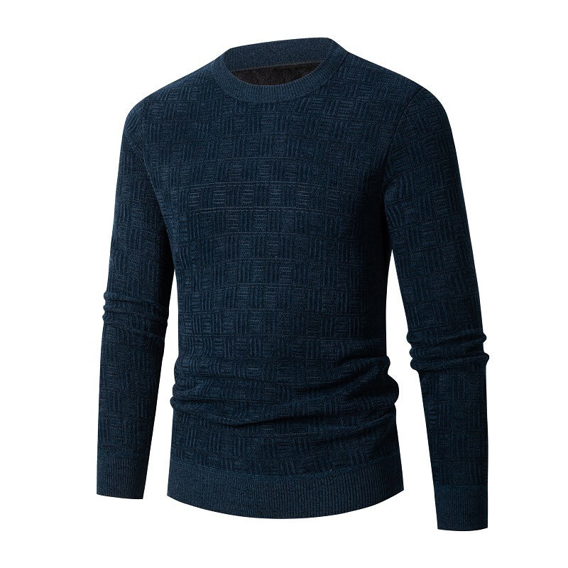 Herren modischer Strickpullover mit einzigartigem Strukturdesign Krohn-e