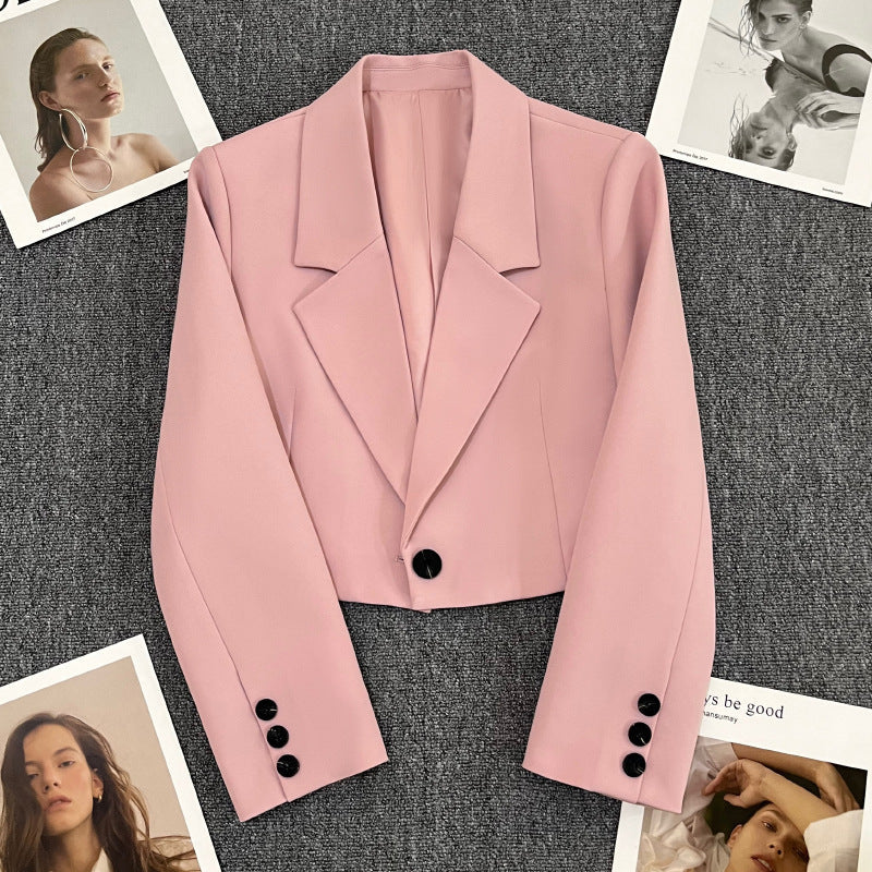 Damen Blazerjacke mit tailliertem Schnitt und elegantem Revers Krohn-e